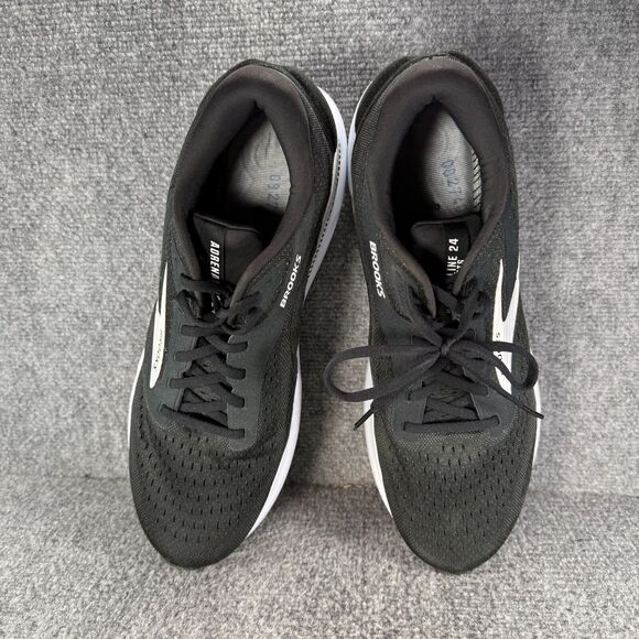 Brooks Adrenaline GTS 24 Shoes Mens 14 Running Black Athletic No Insoles - Picture 8 of 12